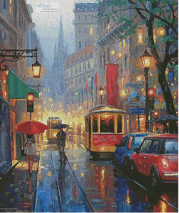 Artecy Cross Stitch City LIghts #13438 Cross Stitch Chart Hard Copy