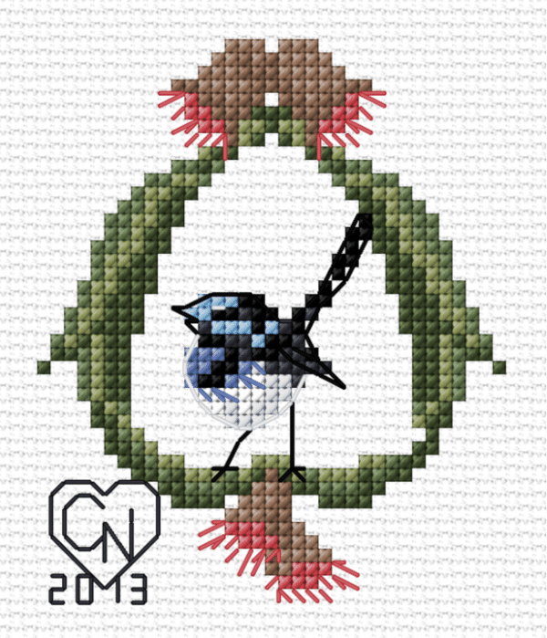 Gumleaf Ornies - Blue Wren