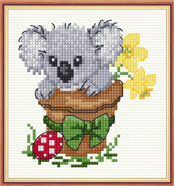 Koala in Pot colour