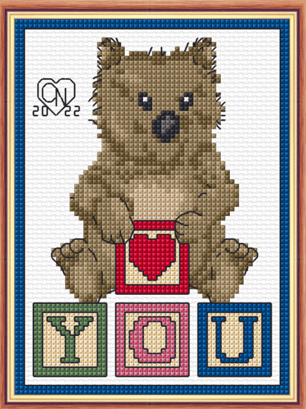 Love You Wombat Blocks