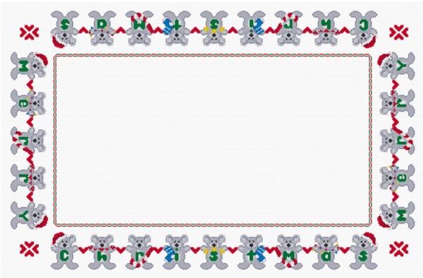Koala Ginger bread Table Runner