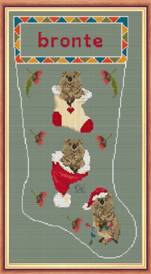 Quokka Christmas Stocking