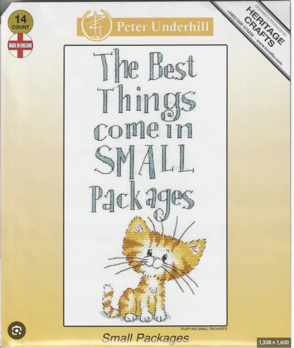Small Packages Cross Stitch Chart Heritage Crafts