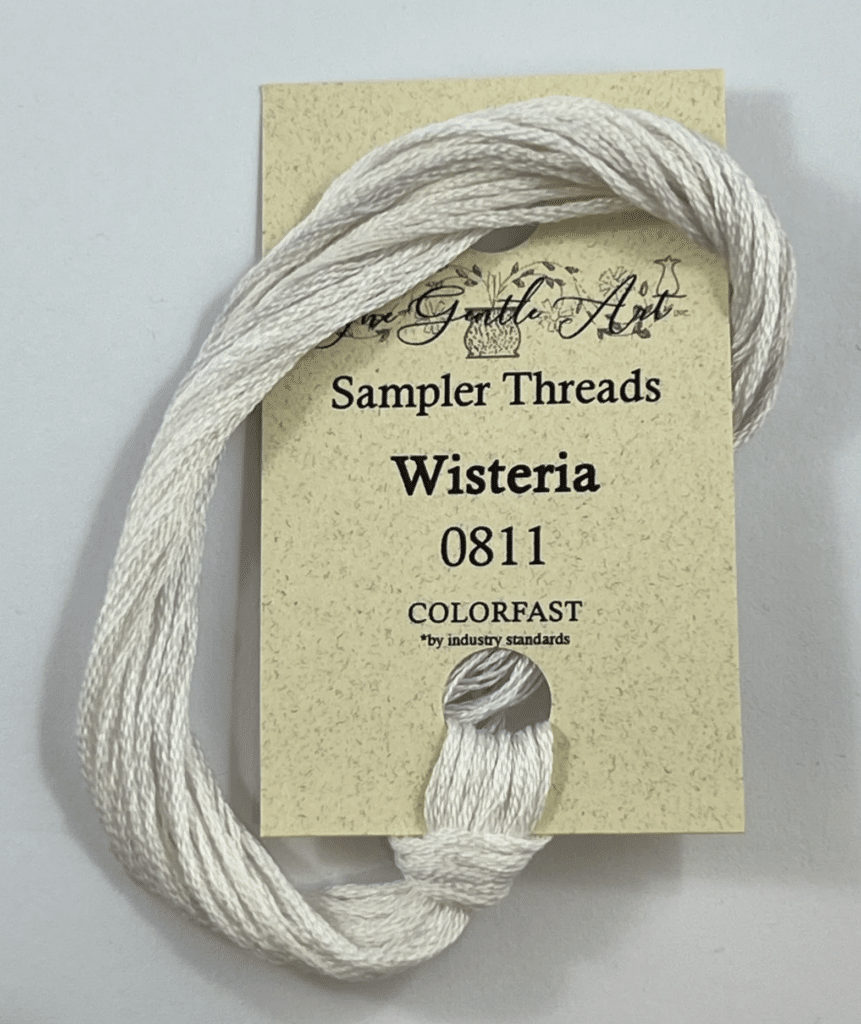 Thread On Sampler The Gentle Art Sampler Threads 0811 Wisteria - JK's Cross Stitch Supplies