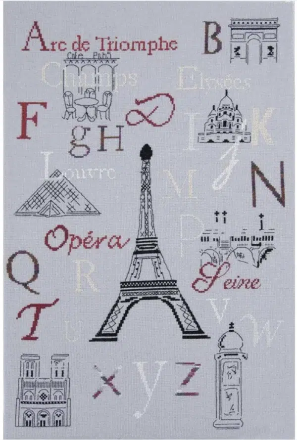 DMC Cross Stitch Paris ABC 35cm x 48cm