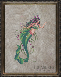 Bella Filipina Designs Treasures TR007 Naya and the Promise of Spring Cross Stitch Chart Hard Copy