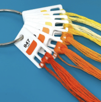White Acrylic Floss Drops | Sets of 20