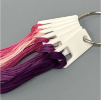 Mini Floss Drops White Set of 40