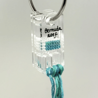 Blank Stitchable Clear Acrylic Floss Drops Engraved DMC numbers Set of 20