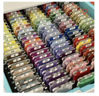 DMC Clear 3mm Acrylic Bobbins | x528 bobbins