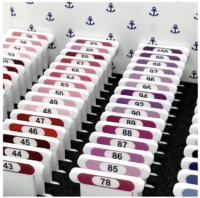 Anchor 3mm Acrylic Bobbins Clear x444 bobbins