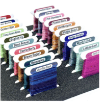Classic Colorworks 3mm Acrylic Bobbins Clear x279 bobbins Includes new 2026 colours