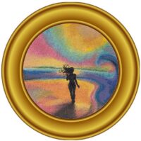 Designs on Request Silhouette Lady 1 Cross Stitch Chart Hard Copy