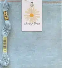 Whoopsie Daisy Designs by Daisy Chain Stitchery Steel Blue 36 count