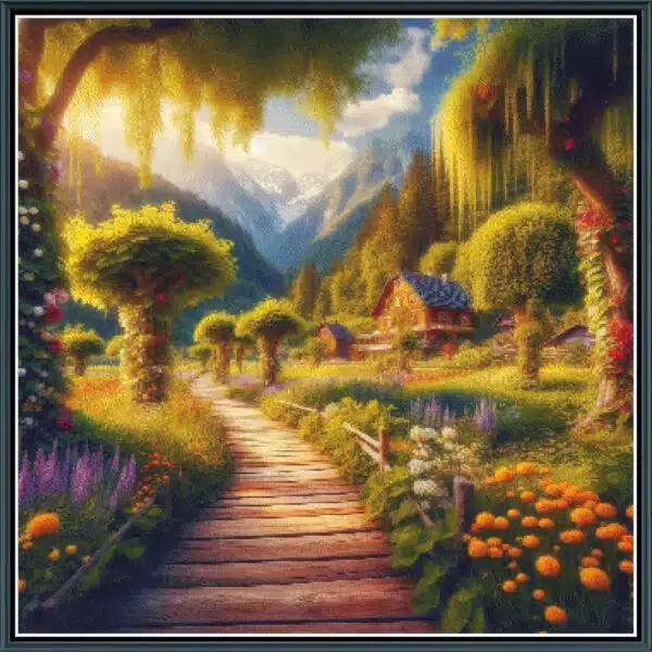 The Path Less Taken Wattobiz Cross Stitch Chart PDF