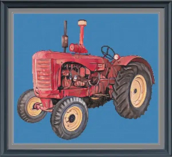 Tractor - 2 Cross Stitch Chart
