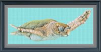 Turtle 2 Cross Stitch Chart Hard Copy