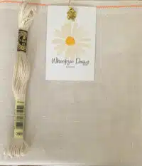 Whoopsie Daisy Designs by Daisy Chain Stitchery Vanilla Bean 32 count