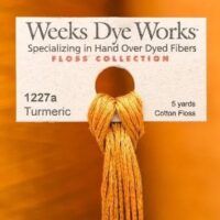 Weeks Dye Works 6 Stranded Embroidery Floss Turmeric #1227a
