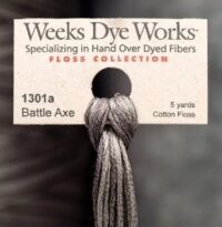 Weeks Dye Works 6 Stranded Embroidery Floss Battle Axe 1301a