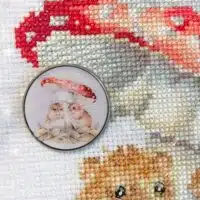 Bothy Threads XA67 Mushroom At The Inn Needle Minder