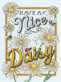 Bothy Threads XAS1 Nice Daisy Cross Stitch Kit