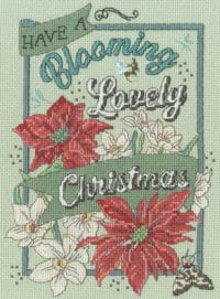 Bothy Threads XAS3 Blooming Lovely Christmas Cross Stitch Kit