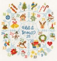 Bothy Threads XBD22 Countdown To Christmas Cross Stitch Kit