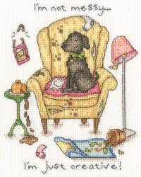 Bothy Threads XCD3 Mucky Pup Cross Stitch Kit