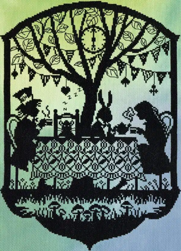 Bothy Threads XFT5P Mad hatters Tea Party Cross Stitch Kit