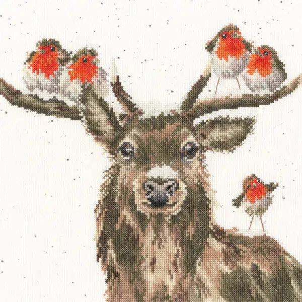 Bothy Threads XHD110 Festive Friends Cross Stitch Kit