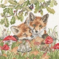 Bothy Threads XHD168 Under The Oak Tree Cross Stitch Kit