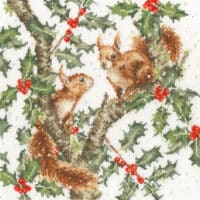 Bothy Threads XHD169 Under The Holly Boughs Cross Stitch Kit