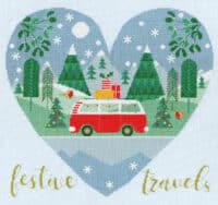 Bothy Threads XHY6 Festive Travels Cross Stitch Kit