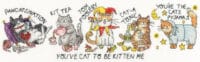 Bothy Threads XJE1 You've Cat To Be Kitten Me Cross Stitch Kit