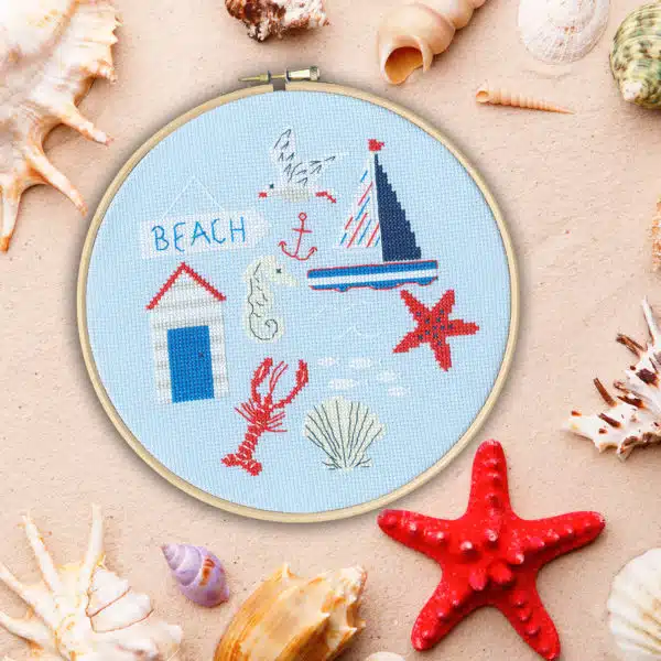 Bothy Threads XJH2 Beach Cross Stitch Kit