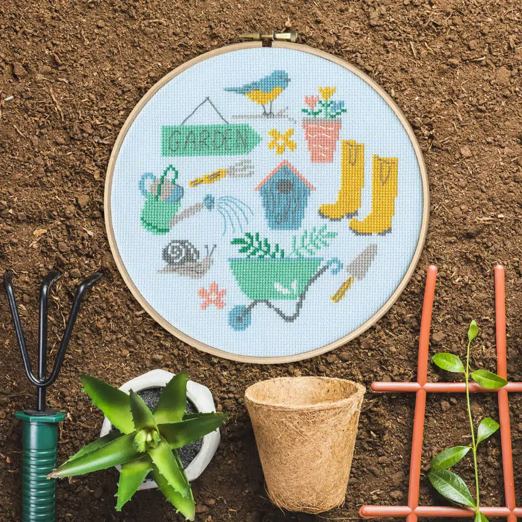 Bothy Threads XJH4 Garden Cross Stitch Kit JK