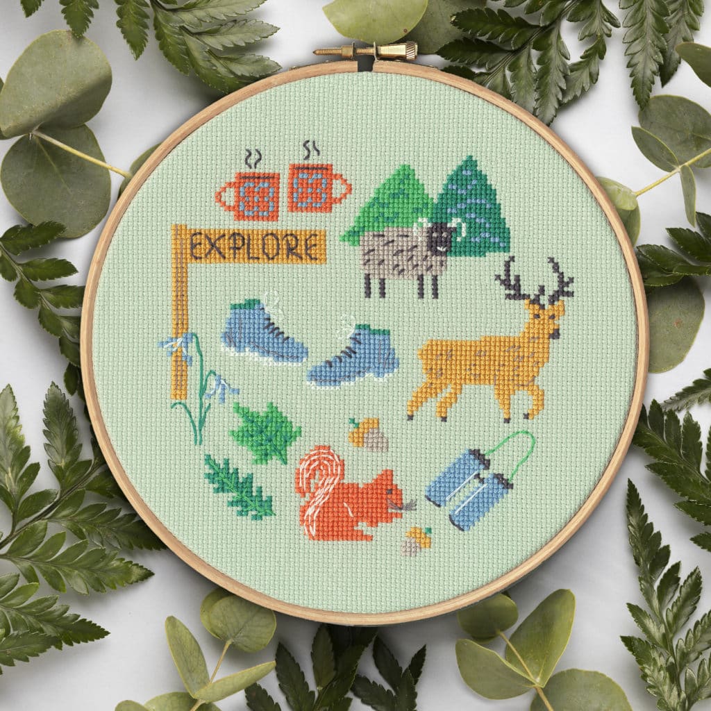 Bothy Threads XJH6 Explore Cross Stitch Kit JK