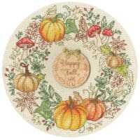 Bothy Threads XJS7 Autumn Wreath Cross Stitch Kit