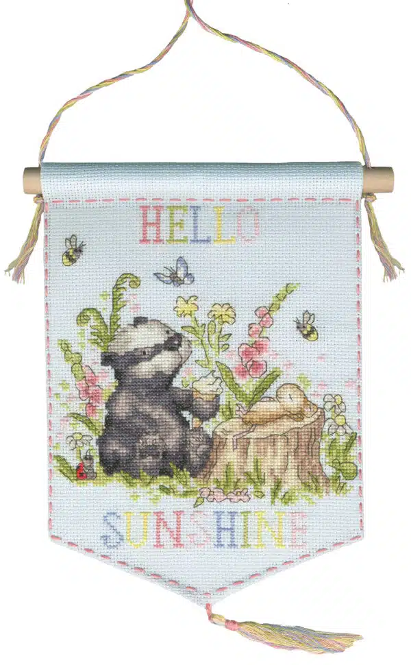 Bothy Threads XKG19 Hello Sunshine Cross Stitch Kit