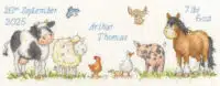 Bothy Threads XKG20 Farmyard Welcome Cross Stitch Kit