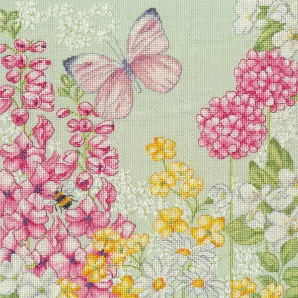 Bothy Threads XKTB15 Quartz Meadow Cross Stitch Kit