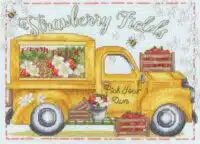 Bothy Threads XKTB25 Strawberry Fields Cross Stitch Kit