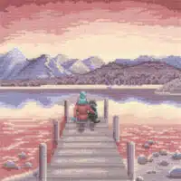 Bothy Threads XLP21 A Pawfect Place By The Water