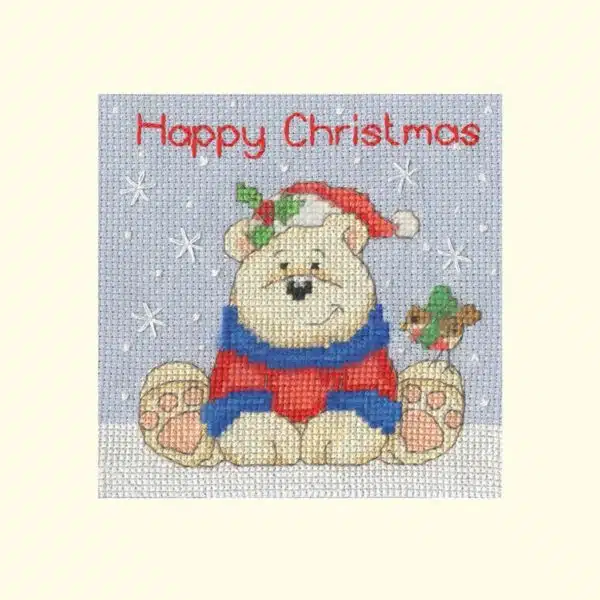 Bothy Threads XMAS70 Polar Pals Cross Stitch Kit