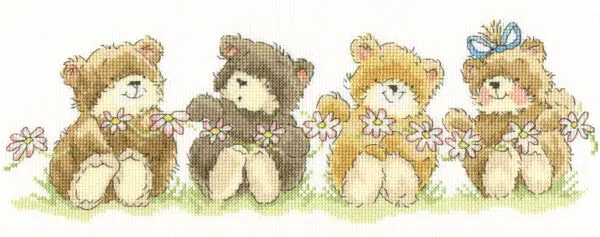 Bothy Threads XMS34 Daisy Chain Cross Stitch Kit