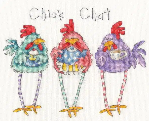 Bothy Threads XMS42 Chick Chat Cross Stitch Kit