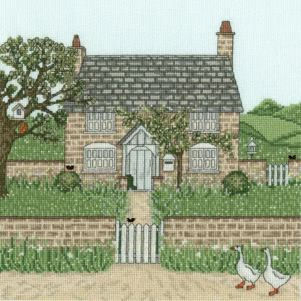 Bothy Threads XSS11 Gardener's Cottage Cross Stitch Kit
