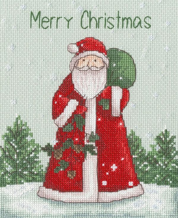 Bothy Threads XX21 Ol' St Nick Cross Stitch Kit