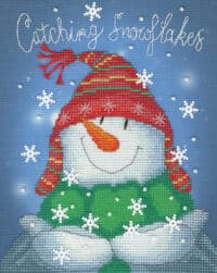 Bothy Threads XX25 Catching Snowflakes Cross Stitch Kit